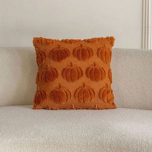 Throw Soft Faux Fur Pumpkin Autumn Harvest <b>Fluffy</b> Plush Pillow Cases for Couch <b>Cushion</b> Covers - Product Image 3