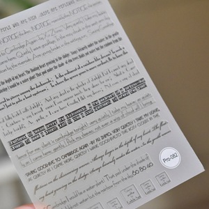 Petit autocollant pour ongles Hello kitty 5D, étiquette de manucure, lettres en anglais, nouveauté 2020 - Product Image 5