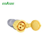 Prise électrique monophasée 3pin 4pin 5pin 10a 13a 63a 125a 40a 16a 32a prise industrielle