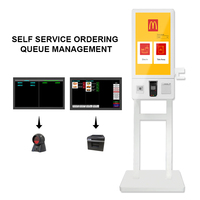 Système de commande en libre-service, terminal POS, machine tout-en-un, écran tactile, paiement sans argent liquide, kiosque pour restaurants