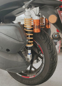 โช้คอัพหลังมอเตอร์ไซ<span class=keywords><strong>ค</strong></span>์ไต้หวัน Jinzhan รุ่นที่ 4 สำหรับ NMAX155/XMAX/<span class=keywords><strong>PCX</strong></span> พร้อมระบบปรับความห<span class=keywords><strong>น</strong></span>ืด Olyns - Product Image 3
