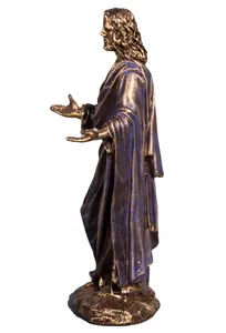 Estatua de Jesús para decoración religiosa, escultura de Santa padre, ornamento, icono de hogar, regalos religiosos, oración