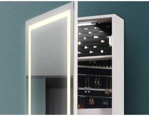 Full-Length Traditional Aluminum Profile Bedroom Dressing Floor <strong>Mirror</strong> with 5mm Silver <strong>Mirror</strong> <strong>Triple</strong> Horizontal Medicine Cabinet - Product Image 6