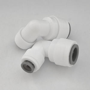 Conector para purificador de agua, codo de conexión rápida de 3 a 2 para dispensadores y filtros comerciales de cocina doméstica, en forma de L de plástico - Product Image 1