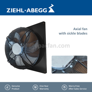 ตัวควบคุมพัดลม ZIEHL-ABEGG FN080-ZIQ.GL.V7P3 PWM ประสิทธิภาพสูง เงียบสงบ สำหรับระบายความร้อนในตู้เซิร์ฟเวอร์ ศูนย์ข้อมูล - Product Image 2