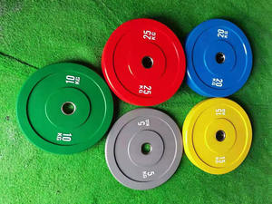 <span class=keywords><strong>Disque</strong></span> d'haltères en caoutchouc de <span class=keywords><strong>musculation</strong></span>, compétition commerciale, plaque de <span class=keywords><strong>poids</strong></span> d'haltères en caoutchouc - Product Image 6