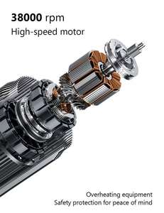 Set Asciugacapelli e Arricciacapelli 5 in 1 Professionale 1000W in Plastica Piastra per Capelli Ferro Arricciacapelli Styler Pettine Elettrico Caldo per Donne - Product Image 3