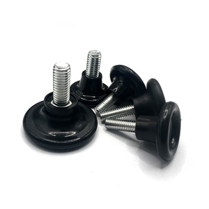 Adjustable Screw Feet M8 Plastic Flared Base For Office Furniture Cabinet Height Adjustment Weight Bearing Support - Product Image 1