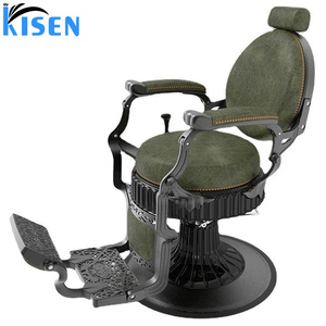2026 Hot Selling Barbershop Chairs Wholesale Barber Chair Stool Colors Can Be Customized Styling Chair From KISEN - Product Image 1