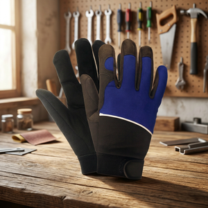 Guantes de Trabajo Antideslizantes de PU con Puntas Texturizadas, Muñequera Elástica, Uso General, 4 Mil, 10 Pulgadas, Sin Silicona, Sin Polvo - Product Image 4