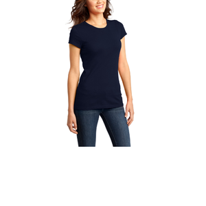 T-shirts slim en coton de haute qualité pour femmes T-shirt d'hiver avec logo personnalisé brodé court solide fournisseur direct du Bangladesh - Product Image 5