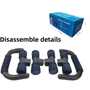 Venta al por mayor Chin Up Bar Esponja Mango Push Up Bar Home Gym Ejercicio Tipo H Power Push Up Stand - Product Image 6