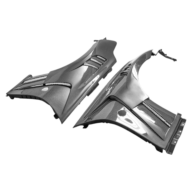 ICOOH Racing 370Z Vented Carbon Fiber Fender Vents for Nissan