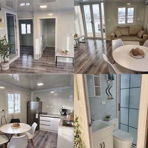 Casa Container Pieghevole da 20 Piedi con Terrazza sul Tetto, Isolata per l'Inverno, Modulare, Resistente alla Neve, Unità Abitativa Portatile per Zone Fredde - Product Image 2