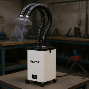 Extracteur de fumée de soudure Vevor 165 CFM avec 3 filtres, purificateur de fumée industriel à vitesse réglable et bras flexible - Product Image 2