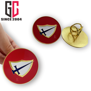 12 Jaar Fabriek Custom Wereld Pad Finder Dag 2022 Maranatha Metalen Spinner Reversspeldjes - Product Image 5