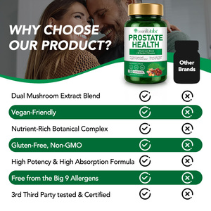 Acentiallabs Glutenvrije Prostaat Gezondheid Capsules Private Label Ondersteuning Urineweg Gezondheid Prostaat Gezondheid <span class=keywords><strong>Supplement</strong></span> voor Mannen - Product Image 3
