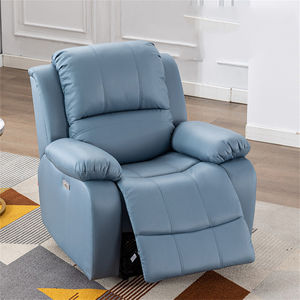 Chaise de loisirs confortable tourbillonnante canapé inclinable électrique meubles Massage simple Relax <span class=keywords><strong>fauteuil</strong></span> de salon de loisirs en cuir PU - Product Image 1