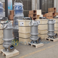Pompe submersible à eaux usées en acier inoxydable anti-rouille avec moteur AC triphasé, débit de 100 m³/h, hauteur de refoulement de 30 m, pour usage industriel et minier, ODM/OEM