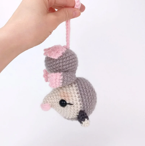 2022 gran oferta Amigurumi personalizado 100% hecho a mano Crochet <span class=keywords><strong>Possum</strong></span> para niños manualidades regalo - Product Image 6