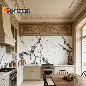 Dalles de pierre de quartz noir Horizon pour comptoir de café, design en pierre de quartz - Product Image 6