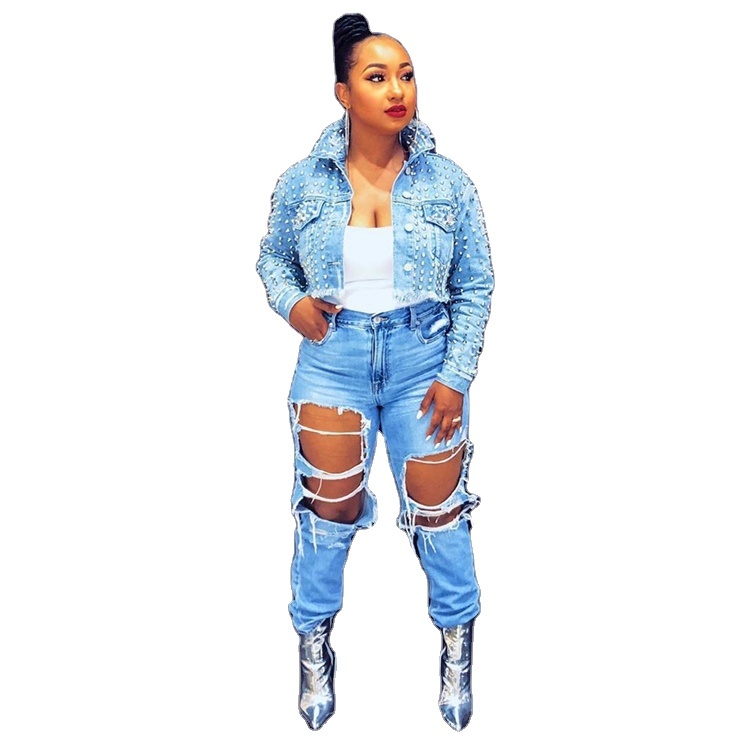 Blue Jean Jackets Women,Cropped Jacket 
