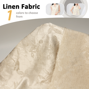 RCL01 # Jacquard 20% Linen50 % Viscose30 % tessuto misto cotone tessuto misto cotone tessuto misto viscosa - Product Image 3