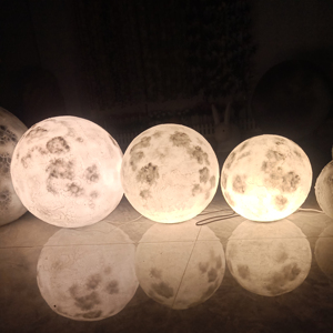 Quảng cáo khổng lồ Inflatable mặt trăng mô hình với ánh sáng LED/lớn Inflatable mặt trăng bóng để trang trí - Product Image 1