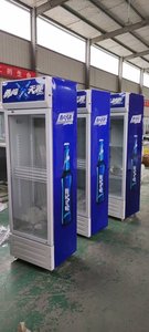 Cửa duy nhất Pepsi đồ uống Showcase thương mại Tủ đông hiển thị tủ lạnh làm mát bằng không khí Máy làm lạnh Thiết bị làm lạnh - Product Image 3