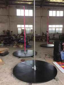 Freestanding Portable <strong>Dance</strong> <strong>Pole</strong> and Stage for Home Club Gym Party Pub - Product Image 6