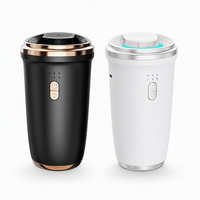 Diffuseur d'arômes portable en forme de tasse <10ml, brumisateur ultrasonique à deux liquides, bouton tactile PP, batterie USB-C, faible bruit, maison, bureau