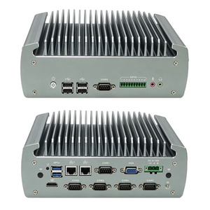 Không Quạt Công Nghiệp Mini PC Intel Core I5-7360U kép Lan 6x Com VGA + HD 9-36V điện áp rộng Linux - Product Image 3