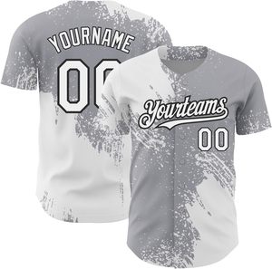 Chemise cousue/imprimée nom numéro pour hommes femmes maillot de Baseball personnalisé pour hommes femmes jeunesse personnalisé boutonné - Product Image 5