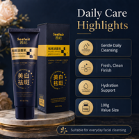 Crème Nettoyante Visage Éclaircissante Anti-Taches Seefair avec Hydratant, Nettoyage en Profondeur, Élimination des Points Noirs et Contrôle du Sébum