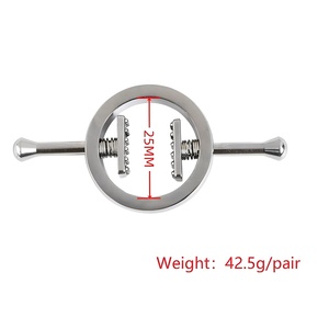 Pinzas de acero quirúrgico para pezones, anillos de clip para senos falsos, sin perforación, para mujer, joyería corporal sin perforaciones - Product Image 3