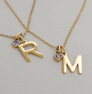 Trendy Dierenriem Geboortesteen Roestvrij Staal Hanger Kleurrijke Zirkoon 18K Vergulde Bedels Voor Ketting Armband Sieraden Maken - Product Image 5