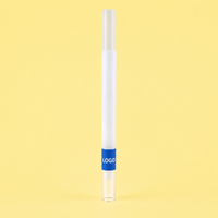 Papier à rouler pré-roulé 84 mm avec filtre en verre droit, cônes pré-roulés en verre transparent, étiquette personnalisée pour tube de papier à rouler