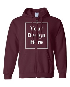 Manufacturer Custom Printing Logo 300g Custom <b>Hoodie</b> Kangaroo Pocket High Quality Cotton Fashion Zipper <b>Hoodie</b> - Product Image 3