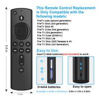 Télécommande vocale intelligente universelle OEM L5B83H Alexa pour Amz Fire TV Stick 4k Stick Controller Fire TV Remote lg Remote