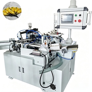 Machine automatique de fabrication et de découpe de gaine en papier pour cornets de glace, 380V 9.3kW, montage au sol - Product Image 4