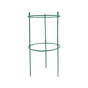 Plastic Flower <b>Support</b> Ring And Rod 17.5Cm X 5.5Cm 20Cm X 0.5Cm For Indoor Outdoor <b>Plant</b> Climbing Trellis - Product Image 2