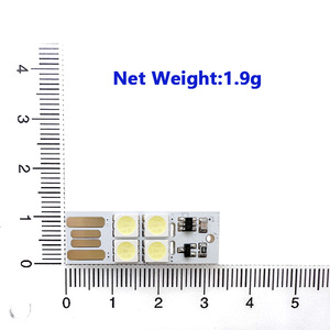 OKY3217-<span class=keywords><strong>2</strong></span> mit Touch-Schalter USB-Licht-Modul 0,5 W Portable Mini USB Power 4 LED Touch-Schalter-Sensor - Product Image 6