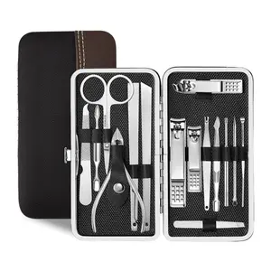 Thép Không Gỉ 12 Cái Nail Clipper Bé Nail Clippers Nail Cutter Kit Làm Móng Tay Móng Chân Mens Làm Móng Tay Bộ