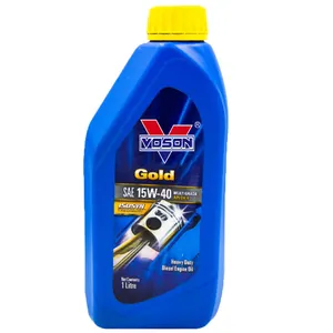 wholesale price 15w40 Gold Oil For Diesel Engine Synthetic Lubricant Auto Motor Engine Oil