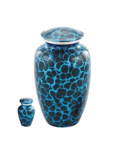 Urne de crémation en laiton de style américain pour adultes avec impression de tigre Mémorial décoratif personnalisé pour les cendres humaines Fournitures funéraires - Product Image 4