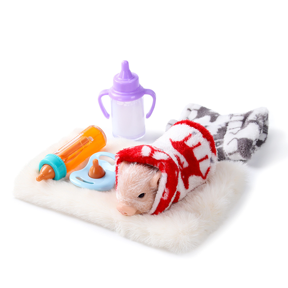 2 pièces ensemble de vêtements bébé bouteille ensemble papa cochon
