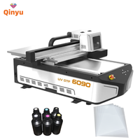 Imprimante à plat UV DTF QinyuNew Modèle 2026 A1 avec tête d'impression XP600, imprimante à jet d'encre flexible entièrement automatique pour étiquettes et cartes, haute vitesse