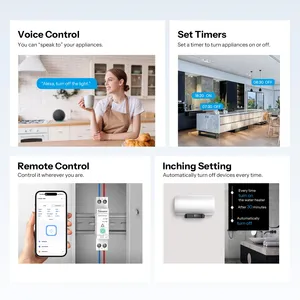 SONOFF BASIC-1GSP, Sensor de Riel DIN Básico, Versión Matter Over WiFi, Carga de 32A, Seguimiento de Facturas de Energía Eléctrica, Compatible con Apple <span class=keywords><strong>Home</strong></span> - Product Image 6