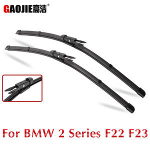 Compatible con BMW Serie 2 F22 F23 2013-2017, escobillas limpiaparabrisas delanteras 22+18 sin marco. - Product Image 3