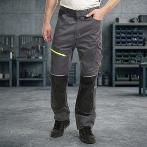 Pantalones DE TRABAJO DE BOLSILLO Cordura de gama alta para hombre, transpirables pantalones de trabajo de alta resistencia con uniforme de bolsillo multiherramientas, pantalón Cargo - Product Image 3